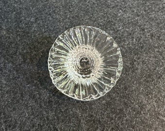 WATERFORD Lead Glass Daisy Paperweight ~ Vintage