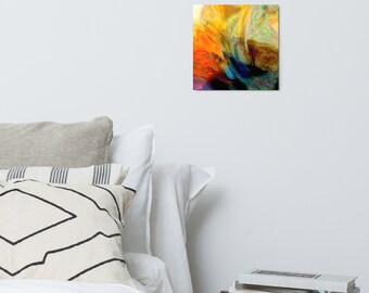 Unique Wall Art - Abstracto - Obras de arte coloridas - Metal Wall Art - Hang Art - Metal print
