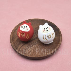 Cute Cat Drawer Knobs, Baby Dresser Knobs, Animal Cabinet Pull, Gift Brass White Red Cat knobs for kids,Cabinet Hardware Yihuanghardware