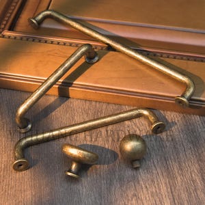 Vintage Cabinet Pulls Handle, Antique Drawer Pull, Antique Bronze Dresser Pull,Retro Kitchen Handles, Aged Cabinet Hardware 3&quot;5&quot;7.56&quot; 12.6&quot;
