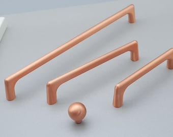 3.78"5"8.8"Copper Drawer Pulls Handles Mini Ball Knob Modern Dresser Knob Handle Cupboard Door Pull Kitchen Cabinet Hardware Yihuanghardware