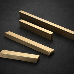 Matte Black Cabinet Handles Brushed Gold Drawer Pulls Knobs Modern Kitchen Door Handles Black Kitchen Hardware 2.5"3.78"5"6.3"7.56''10"12.6"