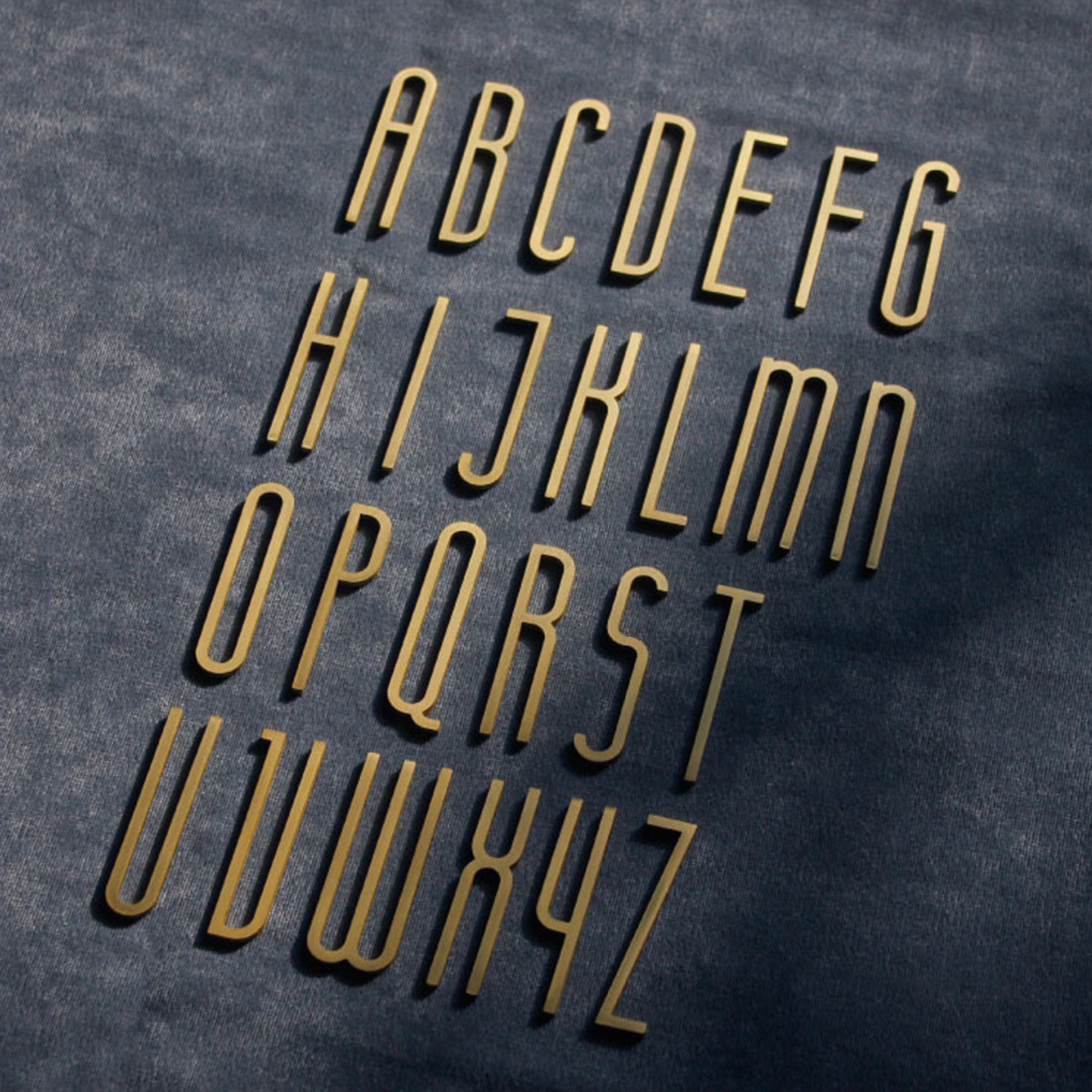 Solid Brass House Letters Business Office Alphabet Door House Etsy