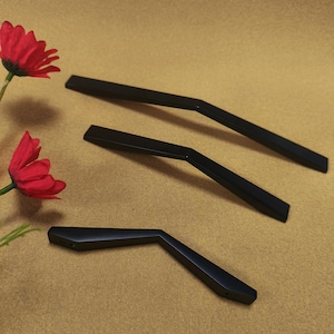 Black Kitchen Cabinet Door Handle,Unique Drawer Knob,Square Dresser knobs,Closet Cupboard Handle,Black Kitchen Hardware 3.78"5"6.3"7.56"10"