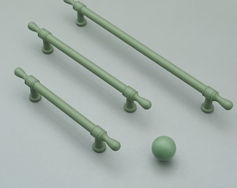 Green Drawer Knobs Handles Modern Dresser Pulls Mini Ball Knobs Unique Kitchen Handles Closet Wardrobe Pull Cabinet Hardware 3.78"5"7.56"