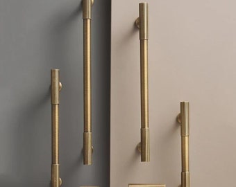 Maniglie in bronzo antico Maniglie per mobili in ottone massiccio Maniglie per armadi retrò Maniglie per cassetti Hardware da cucina Yihuanghardware 3,78 "5" 6,3'8,8 "12,6"