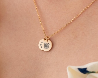 Custom Pet Portrait Paperclip Necklace Personalized Gift for Cat Mom Custom Bunny Dog Portrait Cat Memorial Pet Loss Gift Christmas Gift