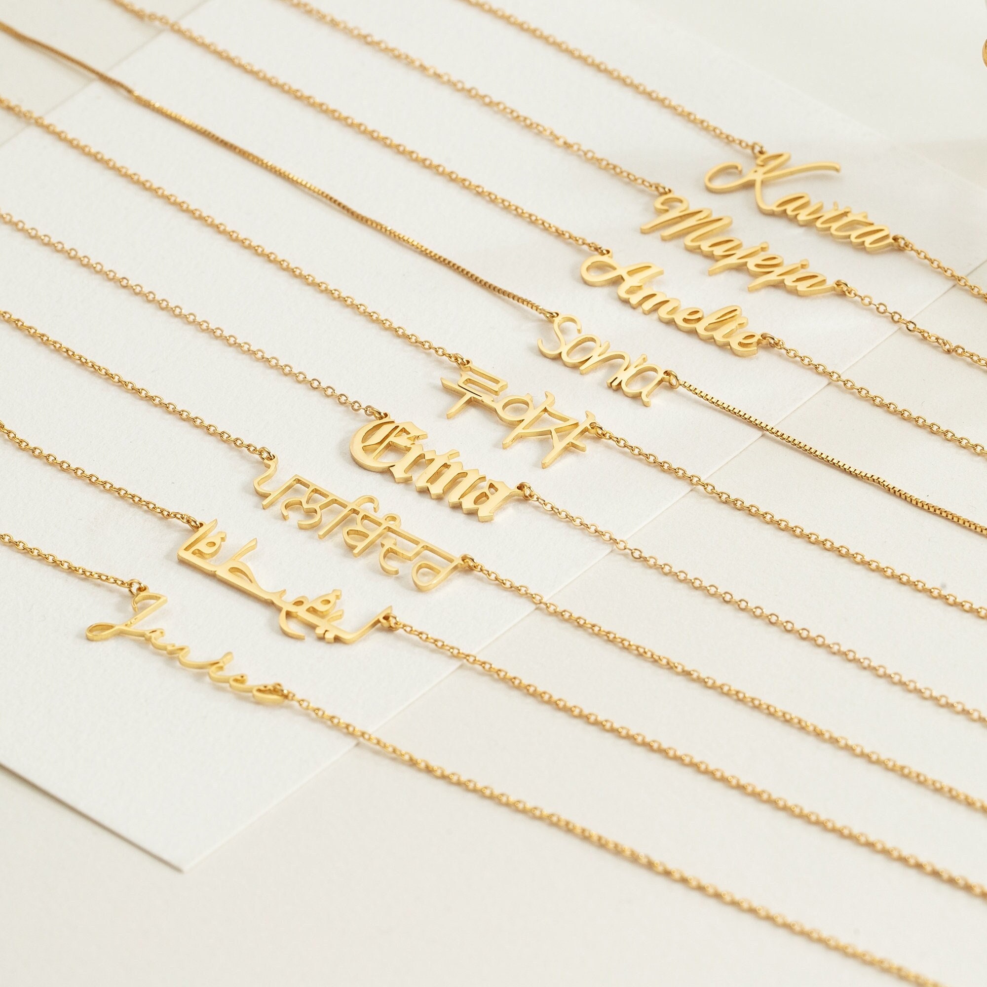 Gold name 2024 necklace argos