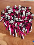 Personalised Team Ribbons with elastic | Custom Name Sports Ribbons | Netball Team Gifts | Player & Coach Gifts | School Team Spirit product logo