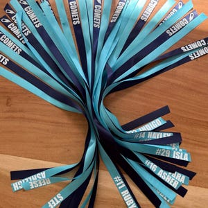 Personalised Satin Ribbon: Custom Name, Wedding Favors, Gift Wrapping, Sports ribbon, team ribbons, Hyrox