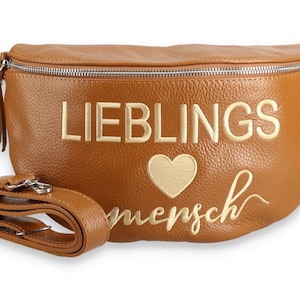 Bauchtasche, Gürteltasche Damen, Crossbody Bag Leder, Geschenk für Mama