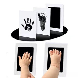 DIY Hand and Feet Casting Kit, LOVE Frame, Baby Hand Print and Footprint,  Nursery Decor, Hand Casting Kit, Personalized Newborn Infant Gift 