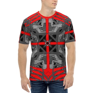 Geometric Top, Geometric Shirt, Graphic Tee, Cool Gift For Him | Men