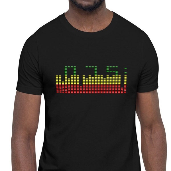 Ethiopian Begena Tshirt, Graphic Equalizer T Shirt, Ethiopian Music Shirt, Ethiopian Clothing, Ethiopian Gifts | Unisex