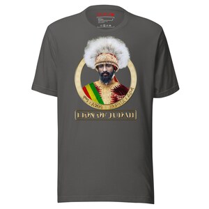 Lion of Judah Shirt, (PRINTED T-SHIRT) Reggae Shirt, Rasta Shirt, Jamaican Shirt, Bob Marley Shirt, Haile Selassie Tshirt