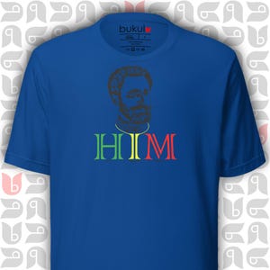 Haile Selassie I Shirt, His Imperial Majesty - HIM, Lion of Judah Shirt for Bob Marley or Reggae Music Lovers Unisex