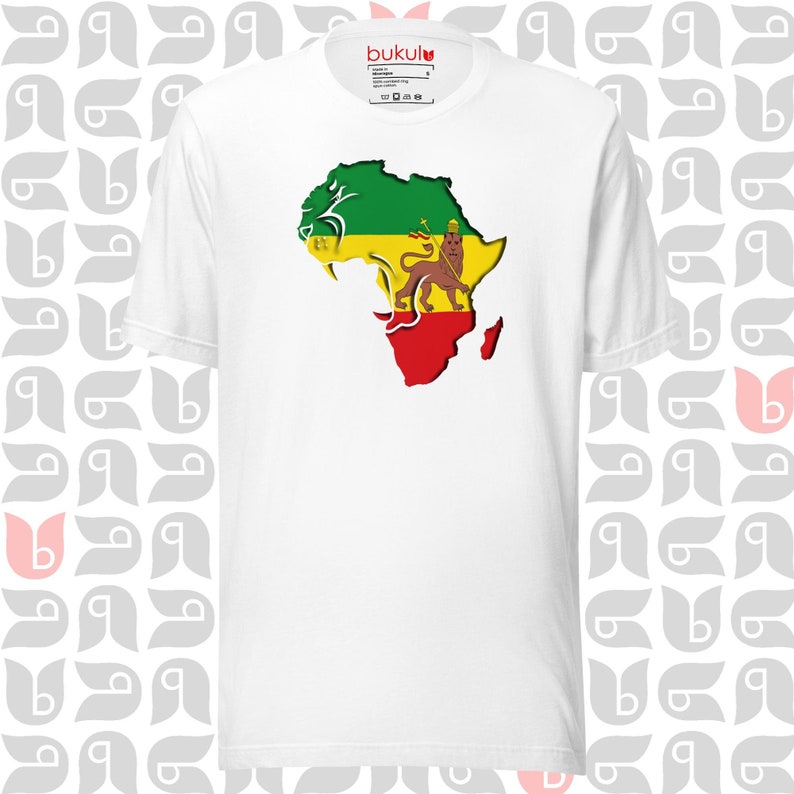 Camiseta Rasta Lion: Mapa de África, Unisex - Etsy México