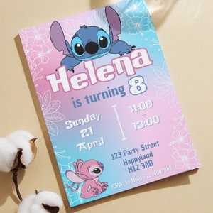 Personalized Birthday Party Invitation - Custom Party Invites for Kids' Birthday - Cute & Fun Design