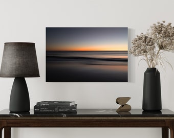 Sunrise Byron Bay Australia Beach Canvas Wall Living room Bedroom Boardroom Decor Colour Ocean Orange