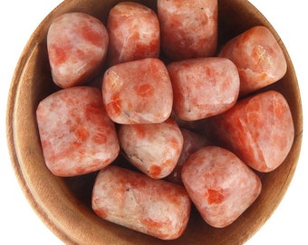 Sunstone Tumble Stone 20-30mm，Healing Crystal，Home Decor，For Gift, Sunstone tumble, in 1kg 60-70pcs