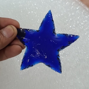 Blauer Obsidian Kristall Stern: Metaphysisches Edelstein Geschenk