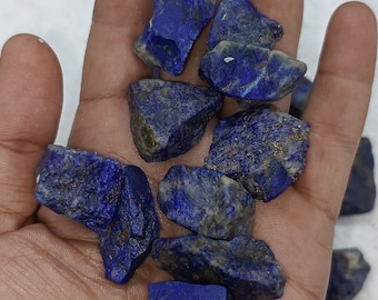 Lapis-lazuli naturel, pierres naturelles brutes, pierres brutes de lapis-lazuli, cristaux de lapis-lazuli naturels, 100 % véritable lapis-lazuli brut naturel