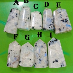Flashy Rainbow Moonstone Freeform: Polished Natural Crystal