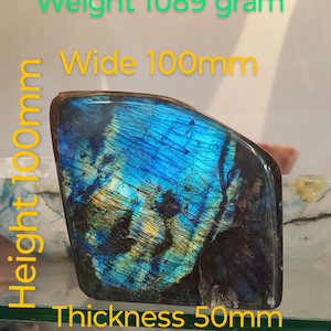Labradorite Freeform 1089 gram, High Flash Free Standing Display Specimens, Polished Labradorite Free Form, Natural labradirite stone