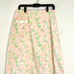 RARE Vintage 1960s Lilly Pulitzer Floral Summer Skirt - AS IS