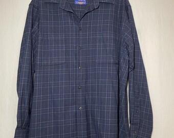 Vintage Pendleton Wool Button Up Flannel Shirt