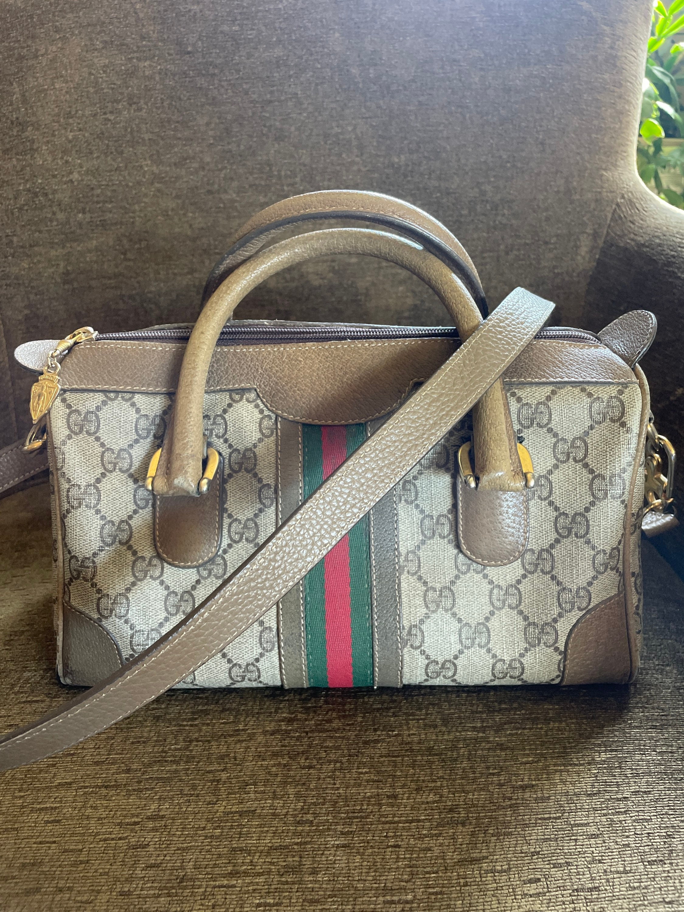 Gucci Small Top Handle Bag: Bandolierre Crossbody Boston Speedy Bag – Just  Gorgeous Studio