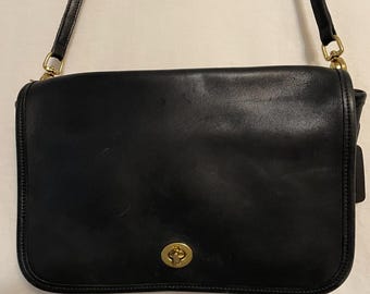 Vintage Coach 9635 Black Convertible Clutch Handbag - Etsy