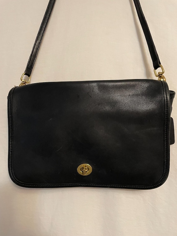 Vintage Coach 9635 Black Convertible Clutch Handbag - Etsy