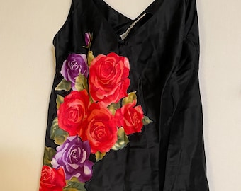 1990’s Victoria’s Secret Silk Rose Camisole