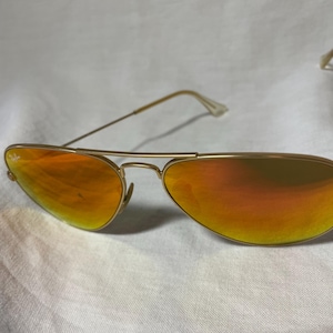 Ray Ban Polarized Mirrored Aviator Sunglasses RB3025 bild 4