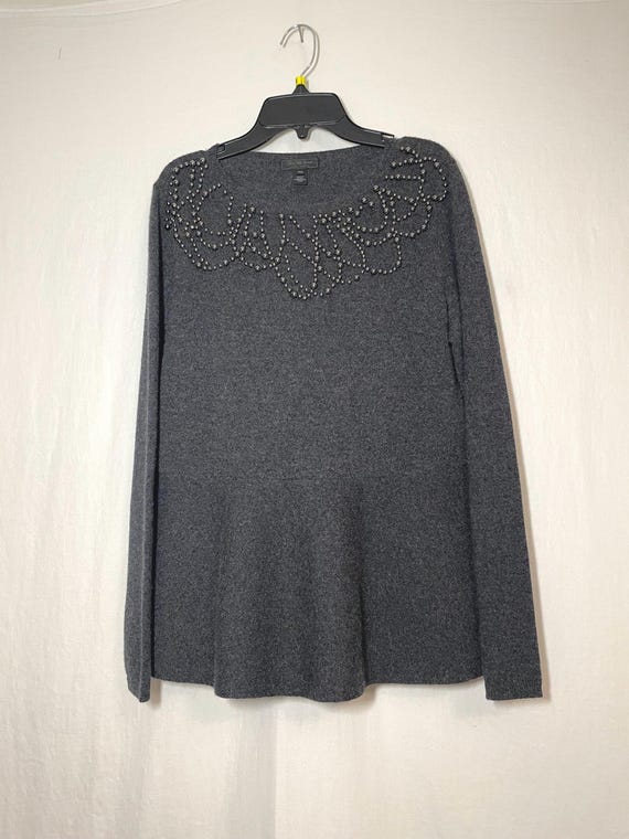 Saks Fifth Avenue Beaded Sweater