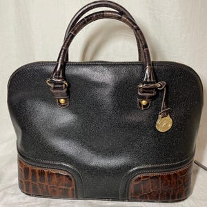 Bolso bandolera Brahmin Vivian Tuscan Leather Dome Satchel 25th Anniversary 2007