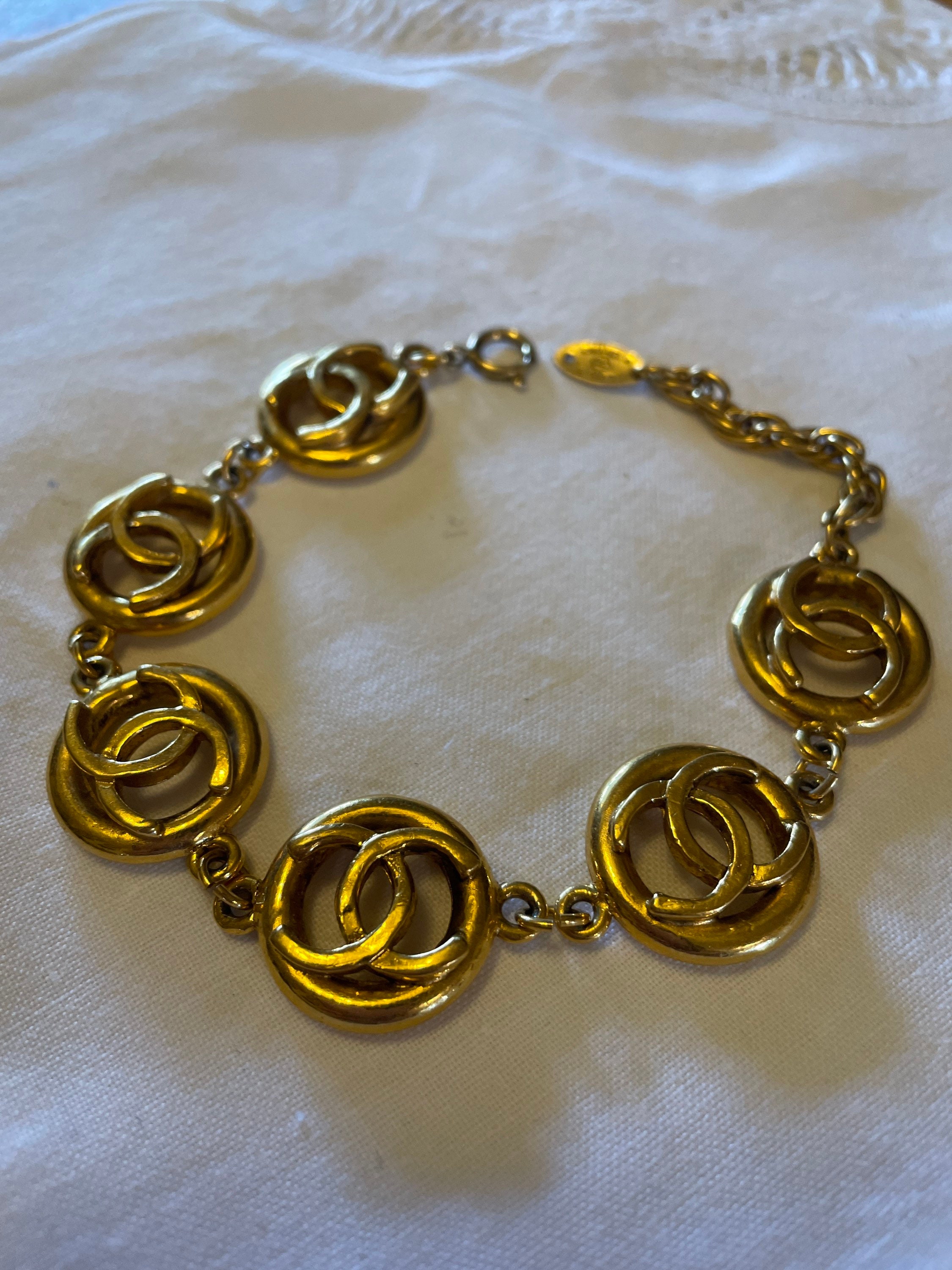 Chanel Logo Bracelet - Etsy Chanel Logo Bracelet - Etsy