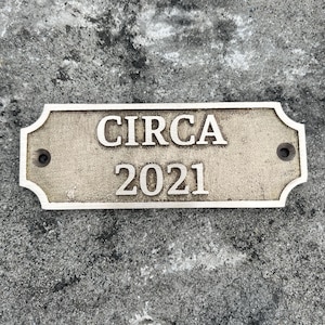 Personalized Antique Brass Plaque - Ideal for Recognition Plaques, Name Plates, and Awards - Perfect for Office, Home, or Garden Decor