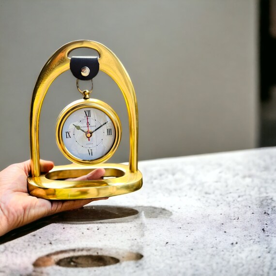Reloj grabado reloj de escritorio antiguo personalizado regalo multiusos regalo personalizado para regalo de amante regalo de marido regalo de