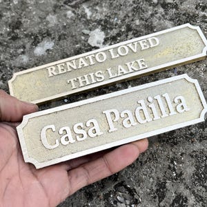 Personalized Brass Plaque - Ideal for Recognition Plaques, Name Plates, and Awards - Perfect for Office, Home, or Garden Decor