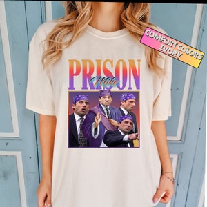 Camiseta con estampado de MIKE de prisión, camisa de michael paper, dunder  mifflin, office, PRISON mike - AliExpress