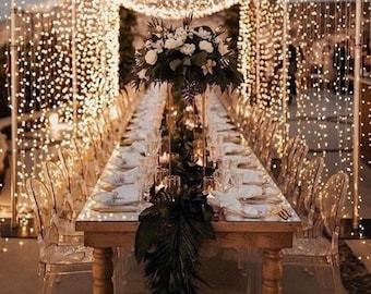 3m Curtain lights Fairy Lights String Lights Outdoor Fairy Lights Bedroom LED Lights Christmas Lights Outdoor Party Lights Warm lights LEDs