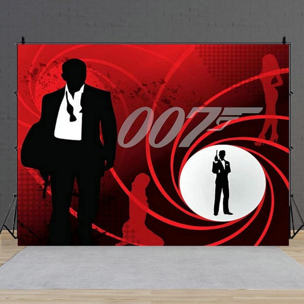 James Bond Backdrop - Etsy