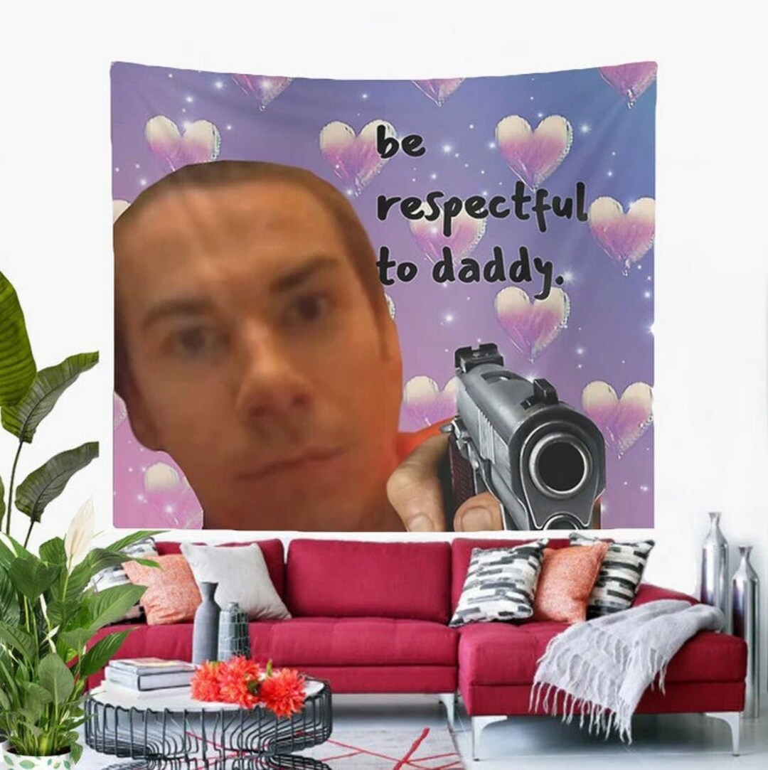 Baka Spencer Tapestry Funny Meme Wall Hanging Decorative Art Etsy