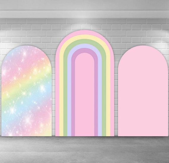 Acrylic Pastel Rainbow Arched Backdrop, Arch Backdrop, Acrylic Arch Backdrop,  Pastel Rainbow Backdrop, Acrylic Arch Backdrop for Party -  Sweden