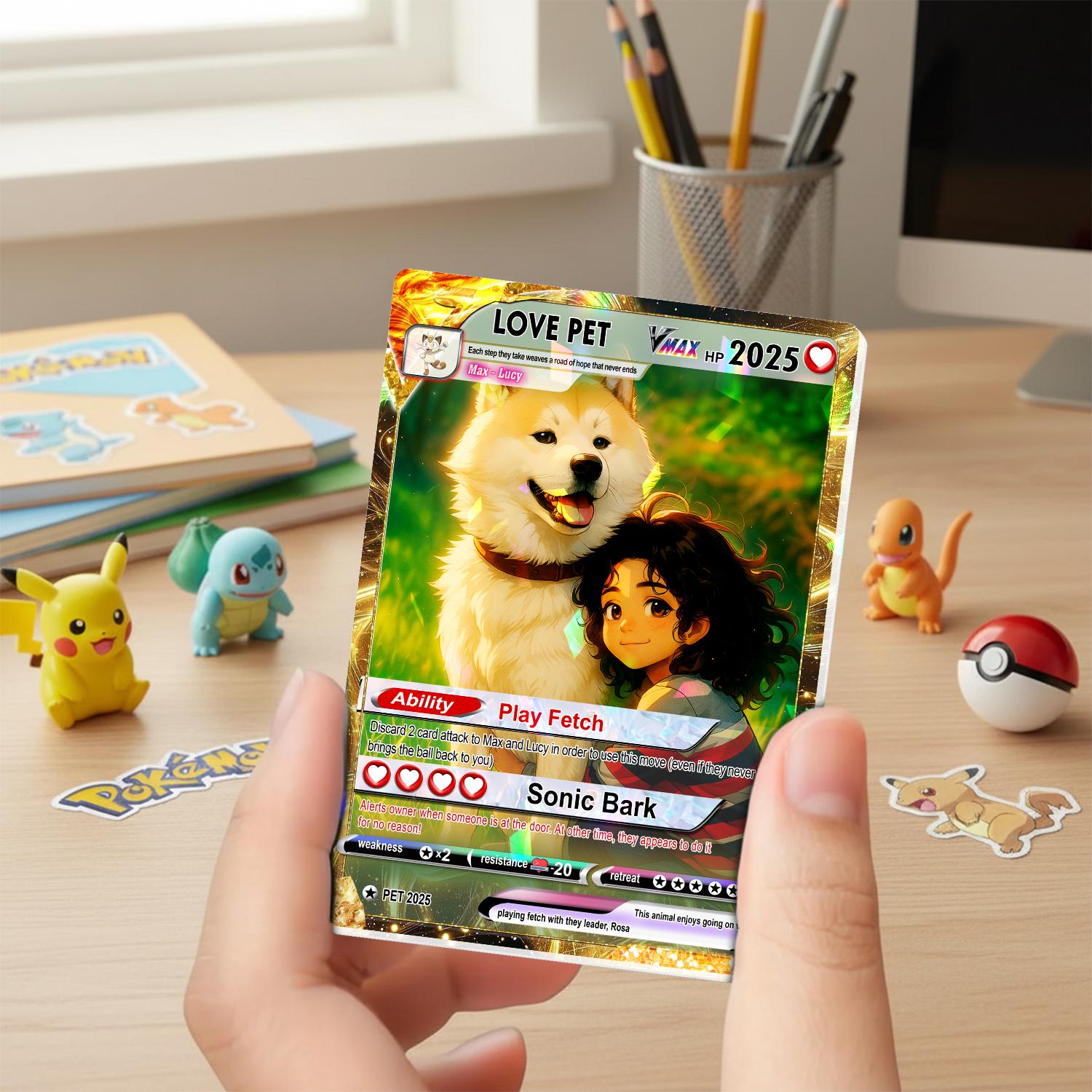 Personalized Pet as Pokemon Card, Turn Your Pet Into a Pokemon, Custom Photo Anime Card, Gift for Him, Gift for Her, Pet Lover Gift Cat Gift - Etsy Personalized Pet as Pokemon Card, Turn Your Pet Into a Pokemon, Custom Photo Anime Card, Gift for Him, Gift for Her, Pet Lover Gift Cat Gift - Etsy