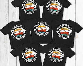 Custom Family Vacation 2026 Shirts, Custom Summer Shirt, Family Vacation Shirts, Custom Shirt, Personalized Family Shirt, Retro Shirts