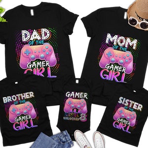 Gamer Birthday Shirt,Matching Family Birthday Shirts,Gaming Birthday Shirts,Video Game Birthday Theme,Custom Gamer Shirt,Gaming Birthday Boy