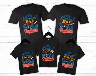 Personalized Proud Graduate 2026 Family Matching Shirt, Custom Photo Graduation Family Shirts, Custom Graduation Family Matching 2026 Shirt